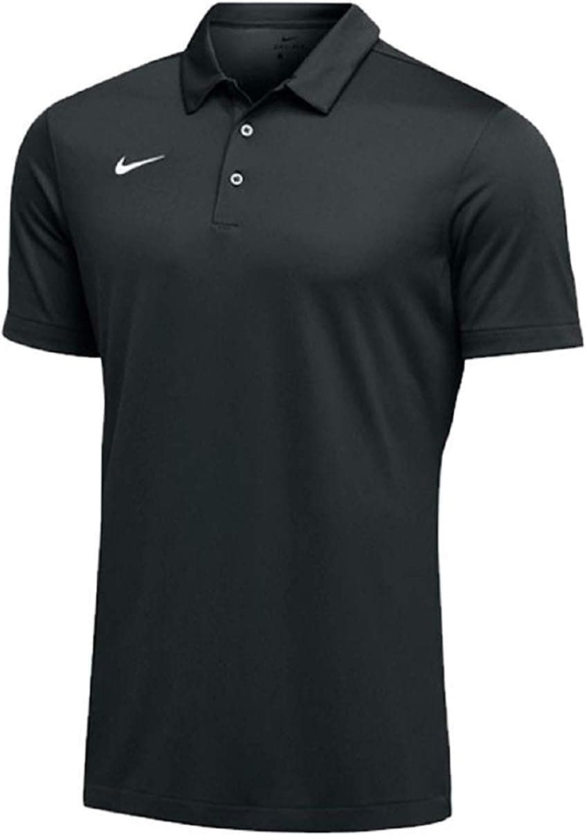 Nike Mens Dri-FIT Short Sleeve Polo Shirt Medium Black - Image 2