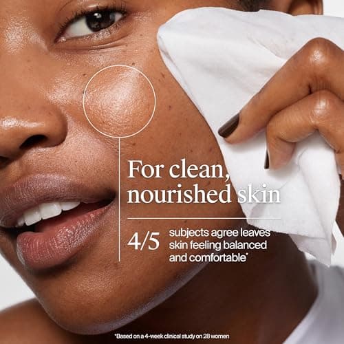 Neutrogena Makeup Remover Wipes Micellar Alcohol-Free Face Towelettes Remove Waterproof Mascara & Oil, Compostable 100% Plant-Based Cloth, Dermatologist & Ophthalmologist Tested, Twin Pack 2 x 25 ct - Image 3