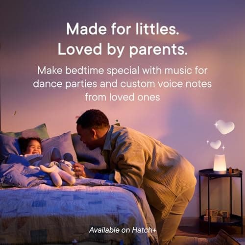 Hatch Rest Baby Sound Machine, Night Light | 2nd Gen | Registry Essential, Sleep Trainer, Routine Builder, Time-to-Rise Alarm Clock, White Noise Soother, Nursery Stories, Toddler Kids Bedroom (Wi-Fi) - Image 5