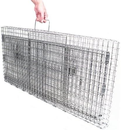 Tomahawk Live Trap - Model DT1 - Tomahawk TNR Series Neighborhood Cats Drop Trap - 36x36x14 Collapsible - Image 2