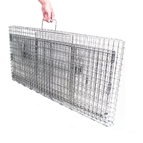 Tomahawk Live Trap - Model DT1 - Tomahawk TNR Series Neighborhood Cats Drop Trap - 36x36x14 Collapsible - Image 2