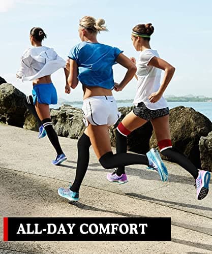 Aoliks Compression Socks for Women & Men,Thigh High Support Socks for Nurses Travel Pregnancy - Image 3
