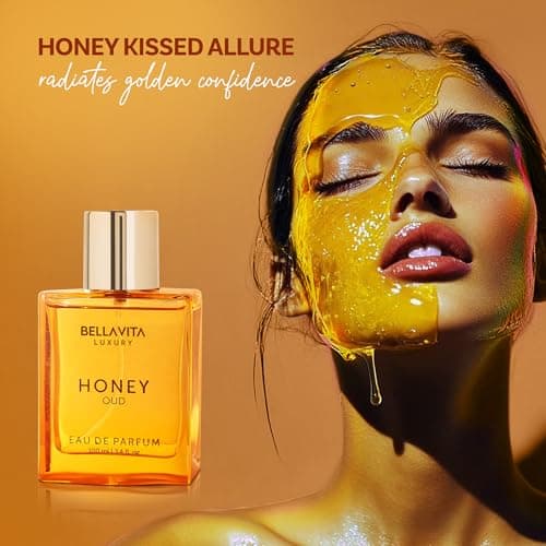 BellaVita Luxury Honey Oud Eau de Parfum (3.4 fl. oz.) | Patchouli, Vanilla, Bergamot, Floral & Spicy + Made with Clean & Vegan Essentials Oils + Cruelty Free | Long-Lasting Unisex Fragrance - Image 5