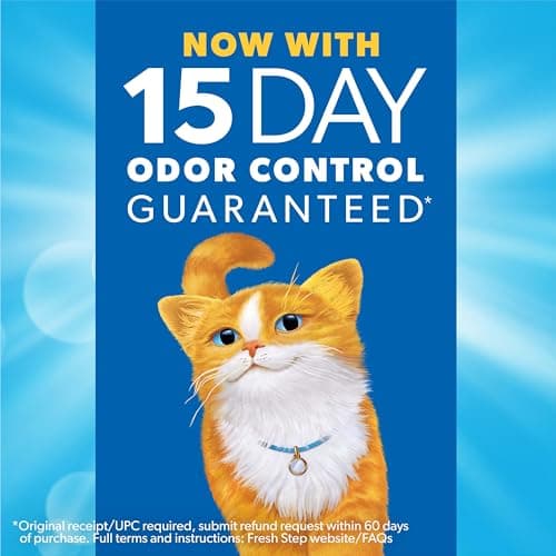 Fresh Step Clumping Cat Litter, Multi-Cat, Long Lasting Odor Control Kitty Litter with Activated Charcoal, Low Dust Formula, 14 lb - Image 3