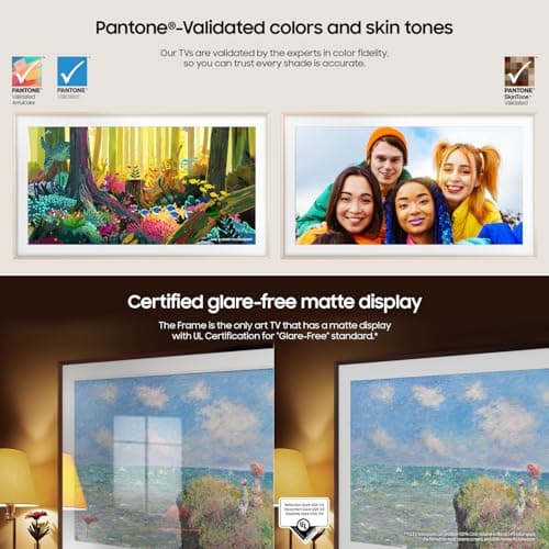 Samsung 43-Inch Class QLED 4K LS03D The Frame Series Quantum HDR Smart TV w/Dolby Atmos, Art Mode, Anti-Reflection, Customizable Frame, Slim Fit Wall Mount with Alexa Built-in (QN43LS03D, 2024 Model) - Image 5