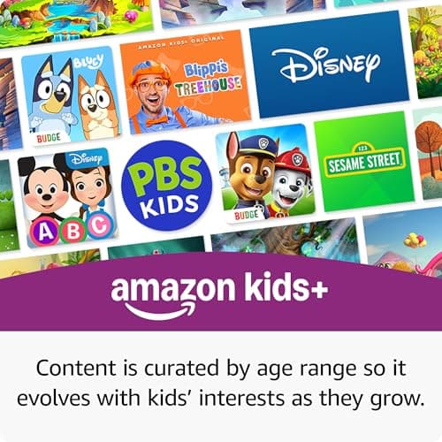 Amazon Fire 7 Kids tablet (newest model) ages 3-7. Top-selling 7" kids tablet on Amazon. Includes ad-free and exclusive content, easy parental controls, 10-hr battery, 16 GB, Red - Image 2