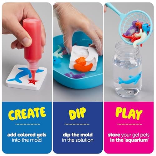 Dan&Darci Aqua Fairy Water Gel Kit for Kids - Craft for Kids - Magic Elf Toy Kits - Waters Pets - DIY Squishy Maker - Make Your Own Squishies Toys Crafts for Boys & Girls Ages 6-12 - Image 2