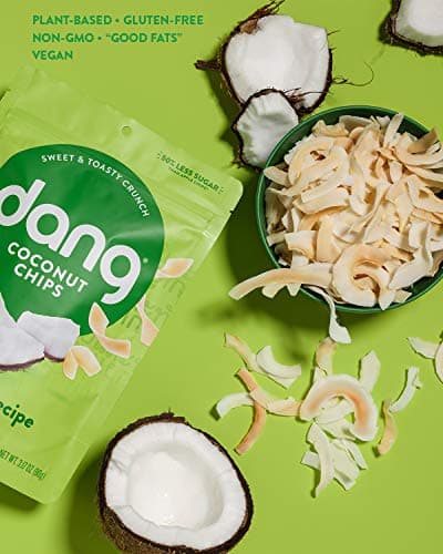 Dang Toasted Coconut Chips | Original | 1 Pack | Vegan, Gluten Free, Non GMO, Healthy Snacks Made with Whole Foods | 3.17 Oz Resealable Bag - Image 6