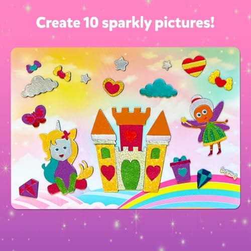 Skillmatics Foil Fun - Unicorns & Princesses, No Mess Art for Kids, Craft Kits & Supplies, DIY Creative Activity, Travel Toys, Gifts for Ages 4, 5, 6, 7, 8, 9 - Image 6