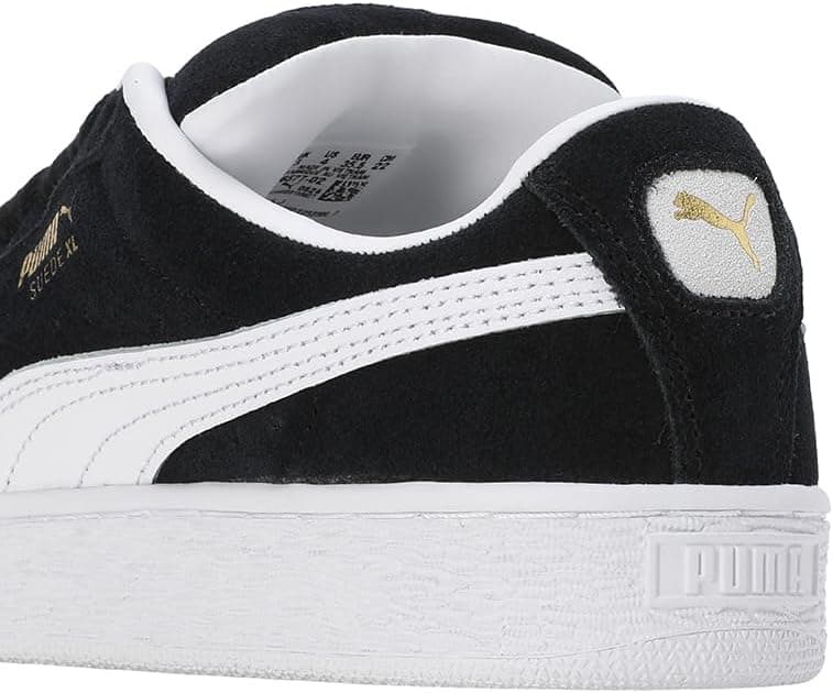 PUMA Unisex-Child Suede XL (Big Kid) Sneaker 6.5 Big Kid Black/White - Image 5