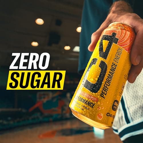 C4 Energy Carbonated Zero Sugar Energy Drink, Pre Workout Drink + Beta Alanine, Purple Frost, 16 Fl Oz (Pack of 12) - Image 6