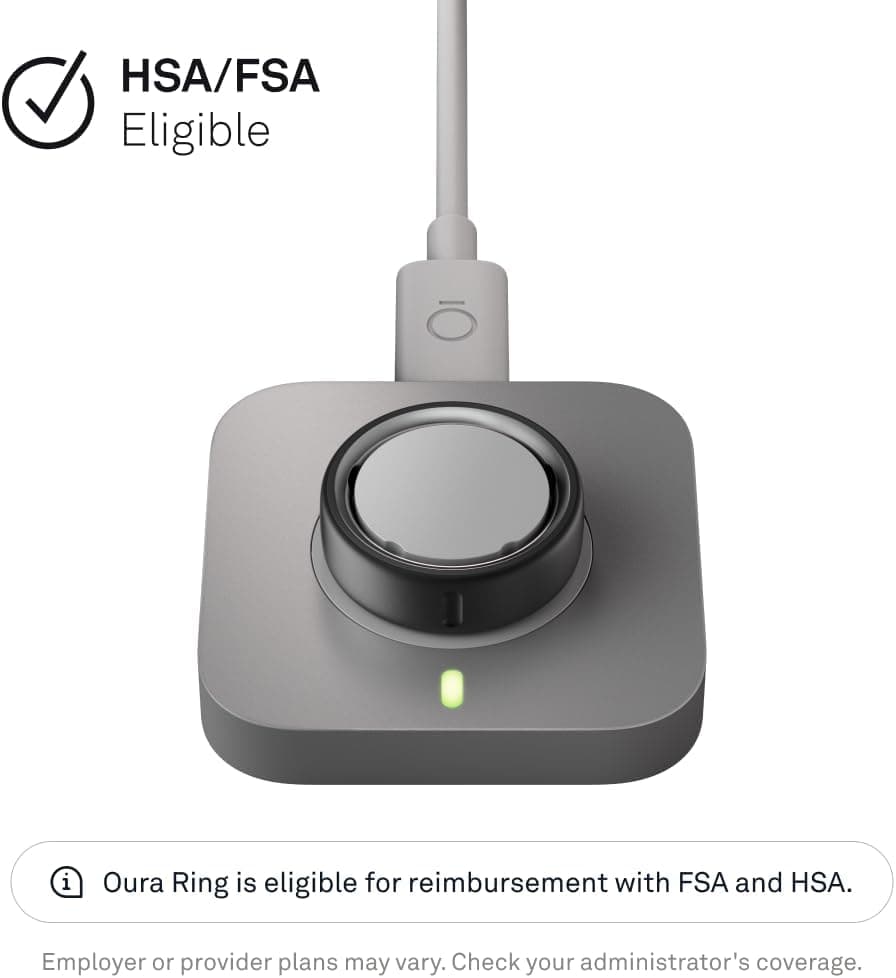Oura Ring 4 Charger - Size 8 - Charging Dock and USB-C Cable - Charges Oura Ring 4 up to 8 Days - Image 4