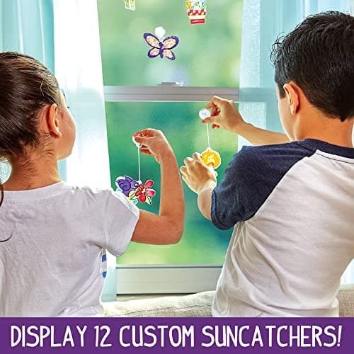 Made By Me Create Your Own Window Art, Paint Your Own Suncatchers, DIY Arts & Crafts Idea, Craft Kits for Kids, Crafts for Kids & Toddlers, Toddler Arts and Crafts - Image 4