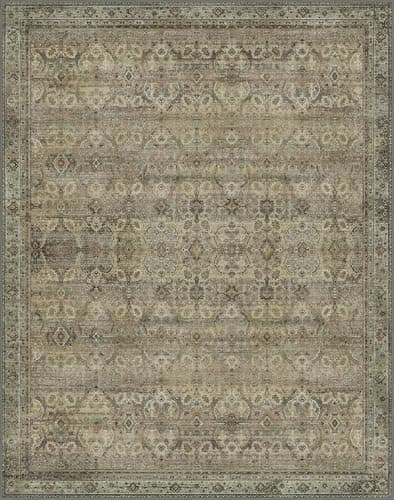 8x10 Area Rug Machine Washable Boho Rug for Living Room,Ultra-Thin Low Pile Carpet,Lightweight Indoor Printed Rug,Non Slip Floral Area Rug for Bedroom, Dining Room, Home Office,Sage - Image 8