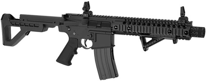 DPMS Full Auto SBR CO2-Powered BB Air Gun with Dual Action Capability Black - Image 2