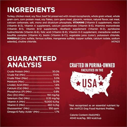 Purina ONE True Instinct With A Blend Of Real Turkey and Venison Dry Dog Food - 7.4 lb. Bag - Image 6