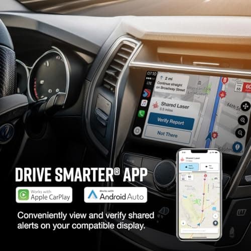 Escort MAX 360c MKII Laser Radar Detector - Dual-Band Wi-Fi and Bluetooth Enabled, 360° Directional Arrows, Exceptional Range, Shared Alerts, Apple CarPlay and Android Auto Compatible, Black - Image 5
