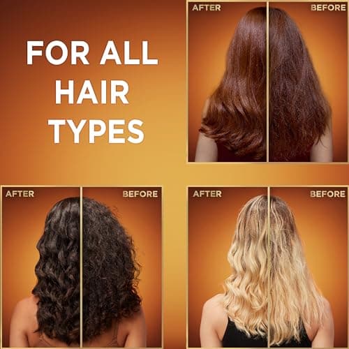 Garnier Whole Blends Honey Treasures Repairing Shampoo, Conditioner + Miracle Nectar Leave-In Set for Dry, Damaged Hair (3 Items), 1 Kit (Packaging May Vary) - Image 5