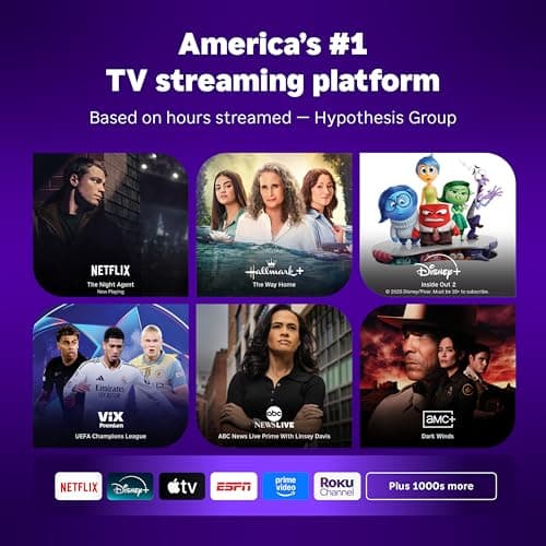 Roku Streaming Stick 4K - HDR & Dolby Vision Roku Streaming Device for TV with Voice Remote & Long-Range Wi-Fi - Free & Live TV - Image 2