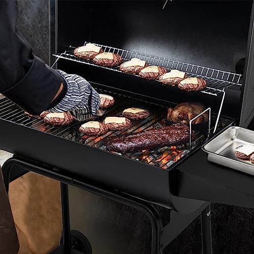 Royal Gourmet CC1830 30 Inch Barrel Charcoal Grill with Warming Rack, Outdoor BBQ Grill with 627 Sq. In. Grilling Space for Backyard, Patio and Parties, Black - Image 7
