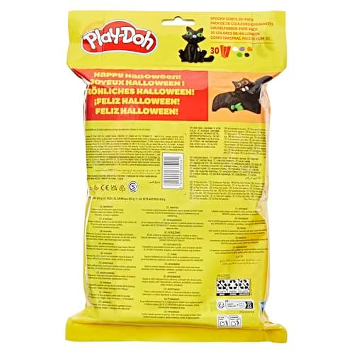 PLAY-DOH 30 Pack Spooky Colors, Individually Wrapped 1 Ounce Sticks for Halloween, Trick or Treat, or Fall Seasonal Arts & Crafts for Kids 2+ - Image 8