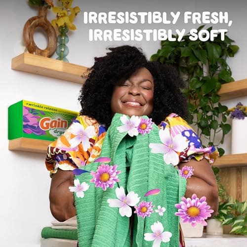 Gain Dryer Sheets, Moonlight Breeze Scent, 120 Count - Image 4