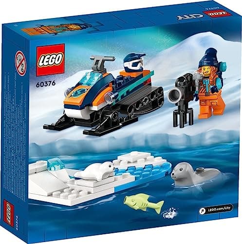 Lego City 60368 Arctic Research Ship & 60376 Arctic Snowmobile Set of 2 - Image 6