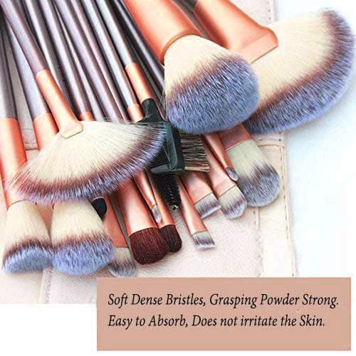 28PCS Makeup Brushes, Quality Makeup Brush Set for Women, Makeup Brush Sets Kits for Beginner Starter Professional, Make Up Brushes With Blenders Masks Spatula,Travel-Friendly Gift for Girl, Teens - Image 8