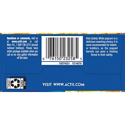 ACT II Butter Lovers Microwave Popcorn, 3-Count 2.75-oz. Bags - Image 8