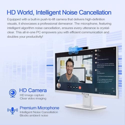 27Inch All-in-One Desktop PC, QHD AIO Display for Home Office, Core i5-12400F(up to 4.6GHz), 1TB Storage(M.2 PCIE SSD), 32GB DDR4 RAM, WiFi 6, Mouse and Keyboard Included - Image 6