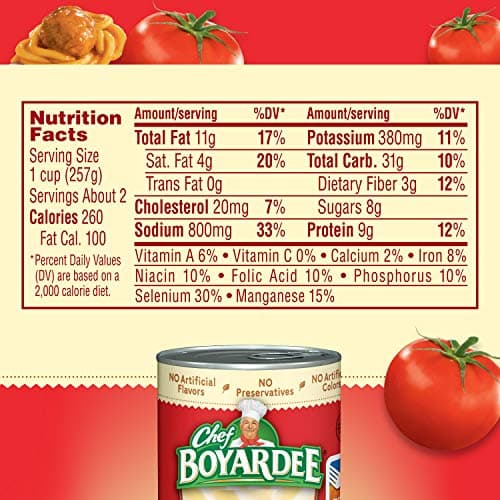 Chef Boyardee Spaghetti and Meatballs, 14.5 Oz Cans, Pack of 4 - Image 2