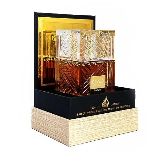 Lattafa Khamrah - Vanilla, Warm Spicy, Amber, Cinnamon - Eau de Parfum Long-Lasting Fragrance for Unisex, 3.40 Ounce / 100 ml - Image 2