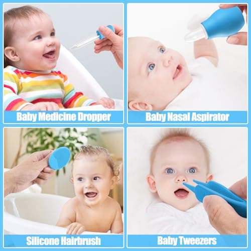 Baby Healthcare and Grooming Kit for Newborn Kids, 24PCS Upgraded Safety Baby Care Kit, Newborn Nursery Health Care Set, Baby Care Products - Image 5