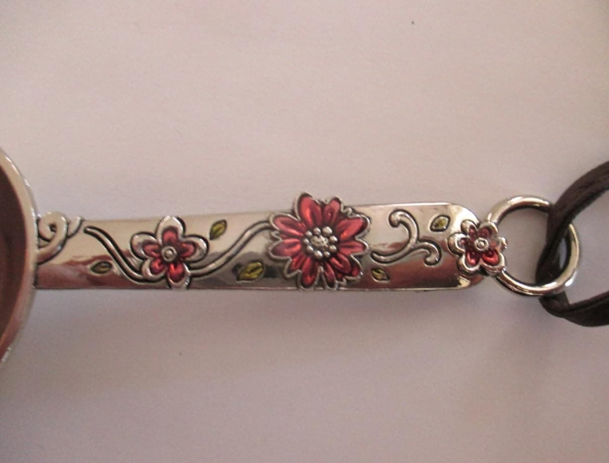4-Piece Measuring Spoons Set Pigs with Flowers - Image 5