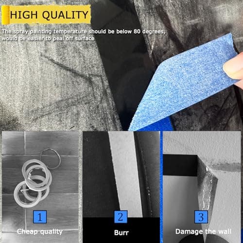 4 Rolls Premium Painters Tape, Blue Tape, Masking Tape, Paint Tape for Multi-Purpose, Painting, Painter's, DIY Crafts Arts (88yd =0.94IN*22yd*4) Decoration Labeling No Residue, Easy Removal - Image 6