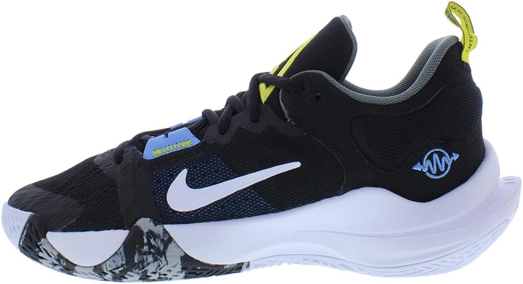 Nike Mens SneakerThree Quarters Tall 6 Big Kid Black/White - Image 4