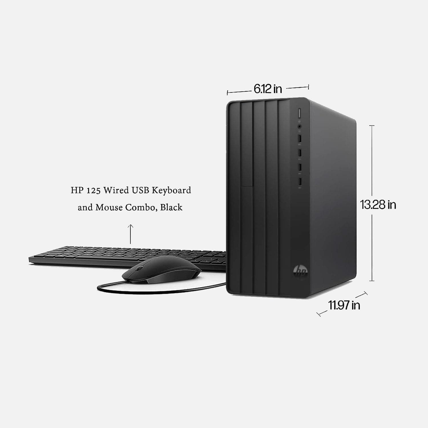 HP Desktop Computers Tower PC for Home Business Student, Intel 6-Core i5-12500, 32GB DDR4 RAM, 1TB PCIe SSD, WiFi, Bluetooth, RJ-45, Keyboard and Mouse, Windows 11 Home - Image 7