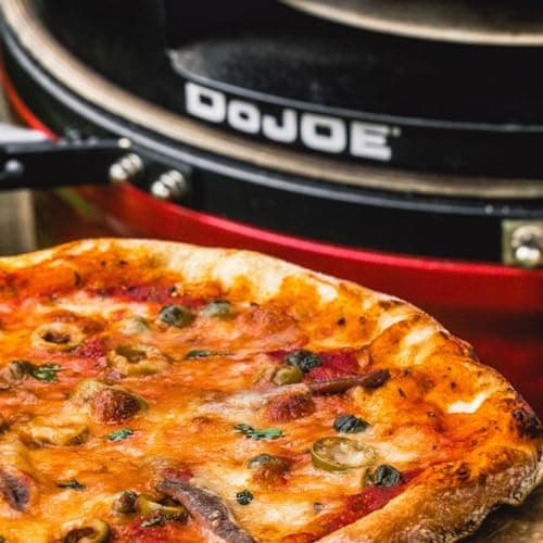 Kamado Joe DōJoe Pizza Oven Kamado Grill Accessory Insert for 18-inch Classic Joe Grills for Brick-Oven Style Food with Ceramic Stone in Black, Model KJ-DJ - Image 7