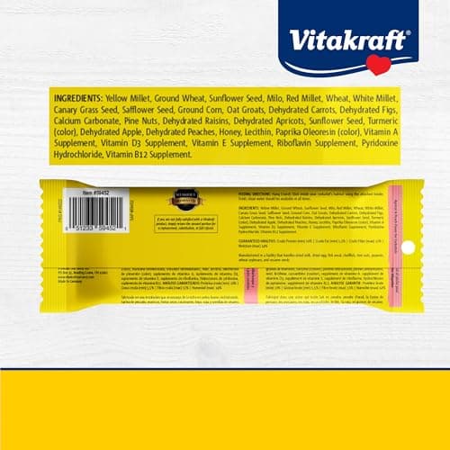 Vitakraft Crunch Sticks Cockatiel Treat - Apricot and Peach - Pet Bird Treat Toy, 3.5 oz - Image 8