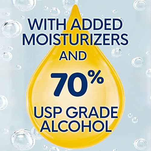 Germ-X Advanced Hand Sanitizer, Non-Drying Moisturizing Clear Gel, Instant and No Rinse Formula, Large Family Size Pump Bottle, Back to School Supplies, 34 Fl Oz (1 Liter) - Image 6