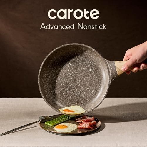 CAROTE 26PCS Pots and Pans Set Non Stick, Cookware Set Pots and Pans Induction Cook Ware, Nonstick Kitchen Cooking, PFOA Free - Image 3