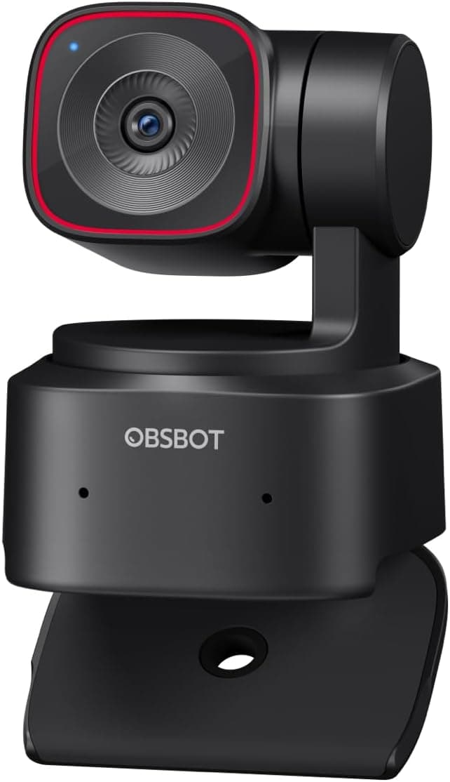 OBSBOT Tiny 2 Lite 4K Webcam for PC, AI Tracking PTZ Streaming Camera with 1/2" Sensor, Gesture Control, 60 FPS, HDR, Microphones, Web Camera for Desktop Computer, Laptop, Meeting, Video Calls, etc. - Image 2