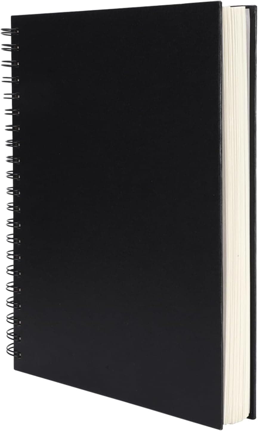 8.5x11inches Hardbound Sketch Book, Spiral Bound Sketch Pad, 80-Sheets 90gsm Inner Paper, Acid Free Drawing Art Paper, Prefect Works with Kids and Adults - Image 2