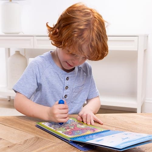 Melissa & Doug On The Go Water Wow! Mess Free Coloring Book, Reusable Water-Reveal Activity Pad, Dinosaurs, Travel Toys, Party Favors, for Toddlers & Kids Ages 3+ - Image 7