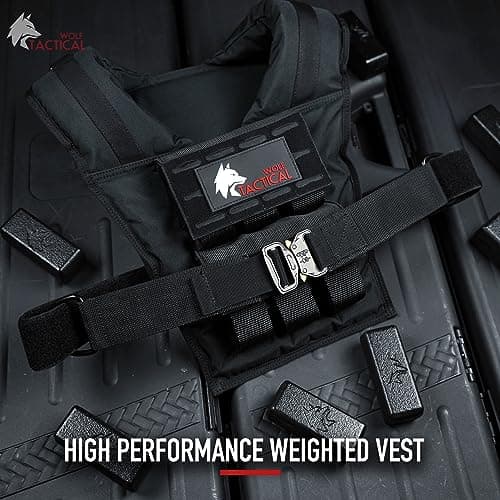 WOLF TACTICAL Weighted Training Vest - Strength Training Weight Vest for Men - Image 2