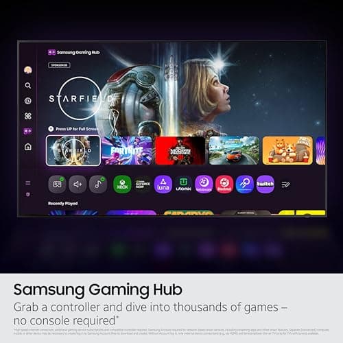 Samsung 55-Inch Class QLED Q7F Series Samsung Vision AI Smart TV (2025 Model, 55Q7F) Quantum HDR, Object Tracking Sound Lite, Q4 AI Gen1 Processor, 4K upscaling, Gaming Hub, Alexa Built-in - Image 6