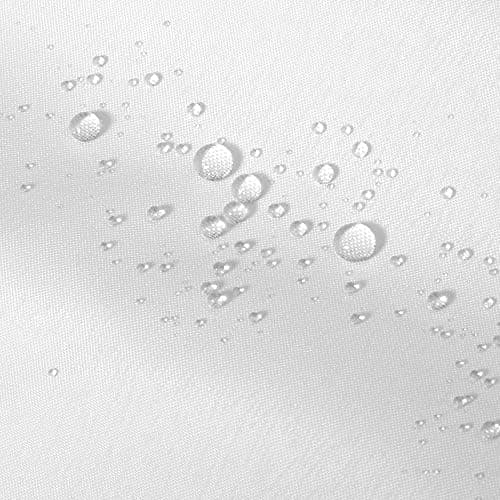 ALYVIA SPRING Waterproof Fabric Shower Curtain or Liner White, 72x72 - Image 6