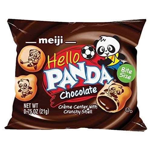 Meiji Hello Panda Cookies, Chocolate Crème Filled - 32 Count, 0.75oz Packages - Bite Sized Cookies with Fun Panda Sports - Image 4