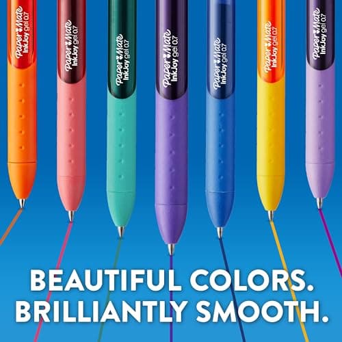 Paper Mate InkJoy Gel Pens Medium Point Assorted 10 Count - Image 4