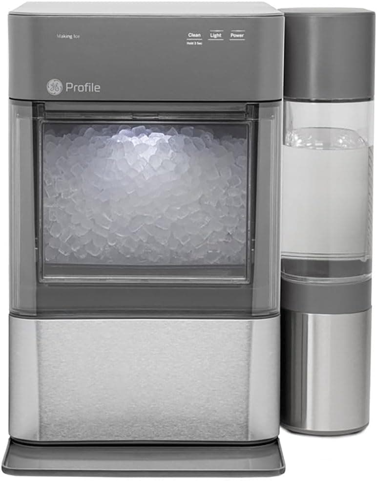 GE Profile Opal 2.0 XL with 1 Gallon Tank, Chewable Crunchable Countertop Nugget Ice Maker, Scoop included, 38 lbs in 24 hours, Pellet Ice Machine with WiFi & Smart Connected, Stainless Steel - Image 2
